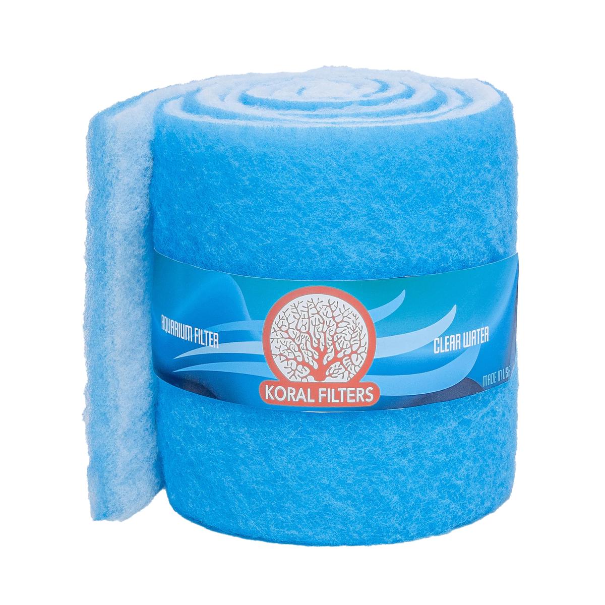 1-8m-blue-koral-filters-aquarium-filter-pad-media-roll-dye-free-and-blue-bonded-cut-to-fit-durable-fish-and-reef-aquarium-compatible-clean-water