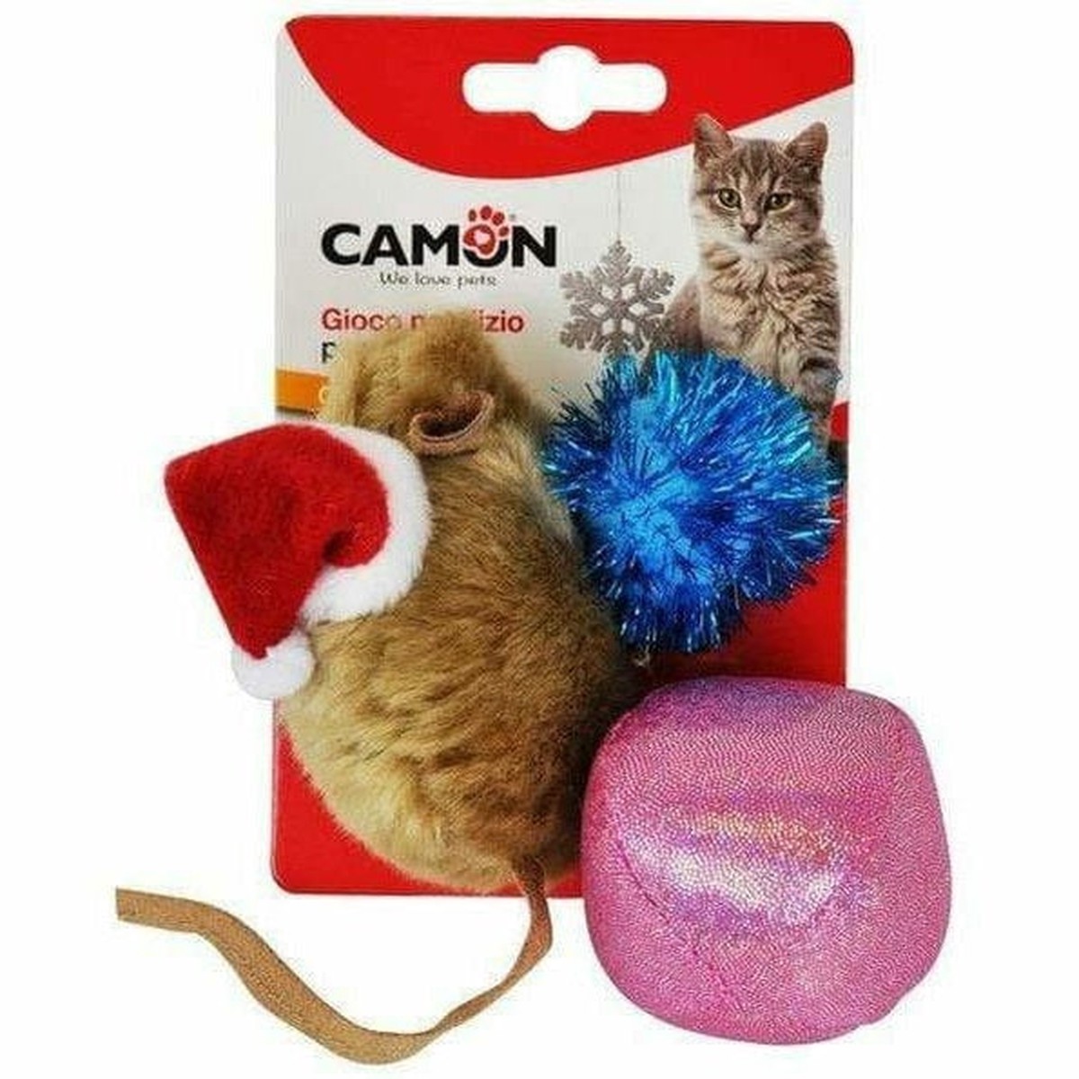 cat-toy-mouse-with-christmas-hat-and-ball