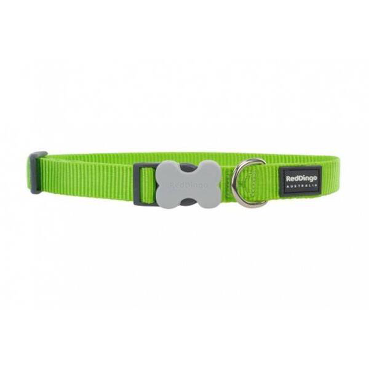 red-dingo-dog-collar-lime-green-15mm-x-24-36cm
